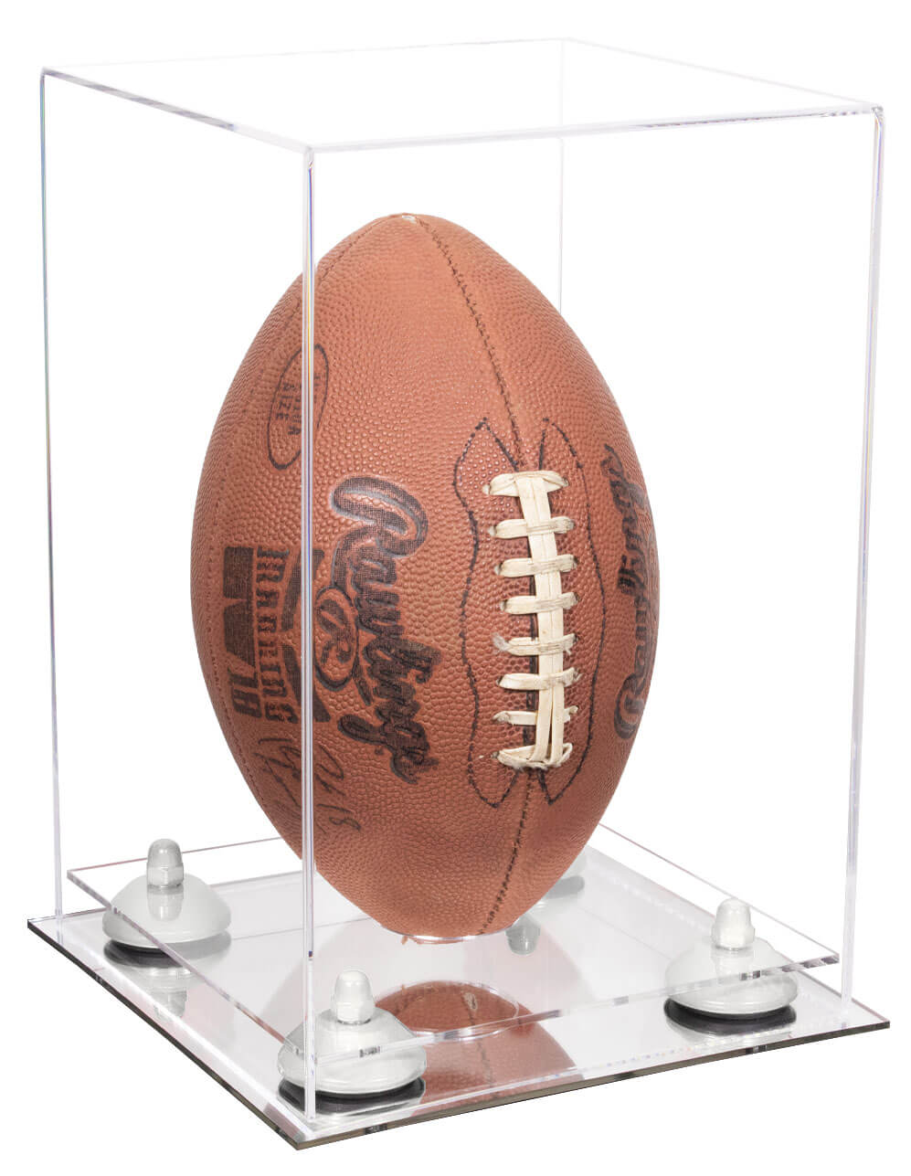 Full Size Football Display Case Vertical - Clear (B42/A060) – Better ...