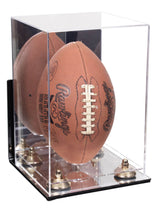 Full-Size Football Display Case Vertical - Mirror Wall Mount (B42/A060)