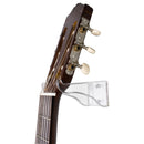 Clear acrylic guitar hanger for acoustic and classical guitars