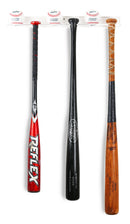 Acrylic baseball bat display holder for collectible bats