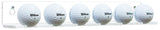 Golf Ball Wall Mount Floating Shelf for Six Ball