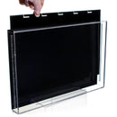Clear acrylic wall mounted display case for military medals and service awards