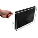 Wall mounted acrylic display case for medals awards badges and collectible pins