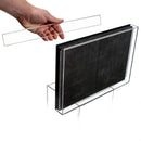 Medal collector wall display case with five slots for military or event medals