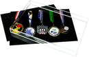 Wall mounted medal display case with sliding top and removable medal holder