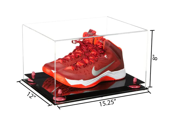 Basketball Shoe Pair Display Case 15.25 X 12 X 9 Mirror (A082/V13)