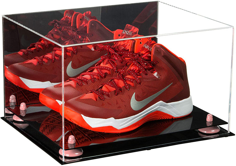 Basketball Shoe Pair Display Case 15.25 X 12 X 9 Mirror (A082/V13)