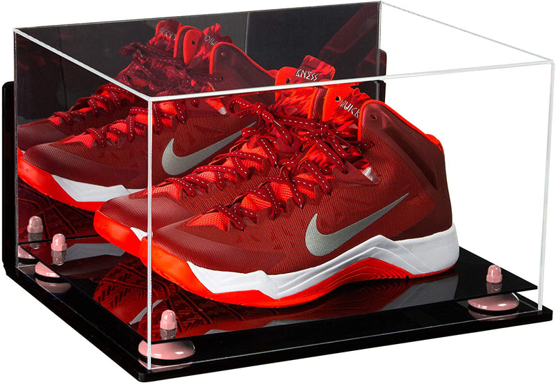 Basketball Shoe Pair Display Case 15.25 X 12 X 9 Mirror (A082/V13)