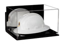 Acrylic Large Helmet - Large Safety Helmet Display Case - Mirror Wall Mounts (A082/V13)