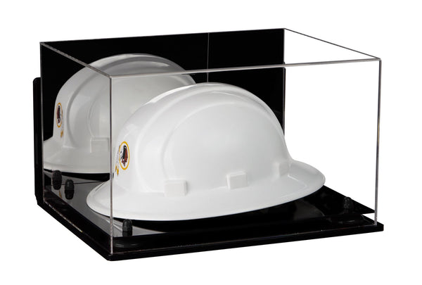 Acrylic Large Helmet - Large Safety Helmet Display Case - Mirror Wall Mounts (A082/V13)