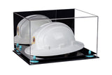 Acrylic Large Helmet - Large Safety Helmet Display Case - Mirror (V13/A082)