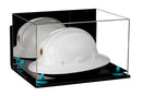 Acrylic Large Helmet - Large Safety Helmet Display Case - Mirror Wall Mounts (A082/V13)