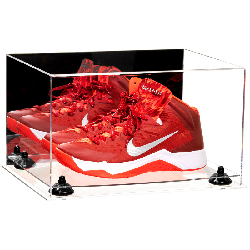 Basketball Shoe Pair Display Case 15.25 X 12 X 9 Mirror (A082/V13)