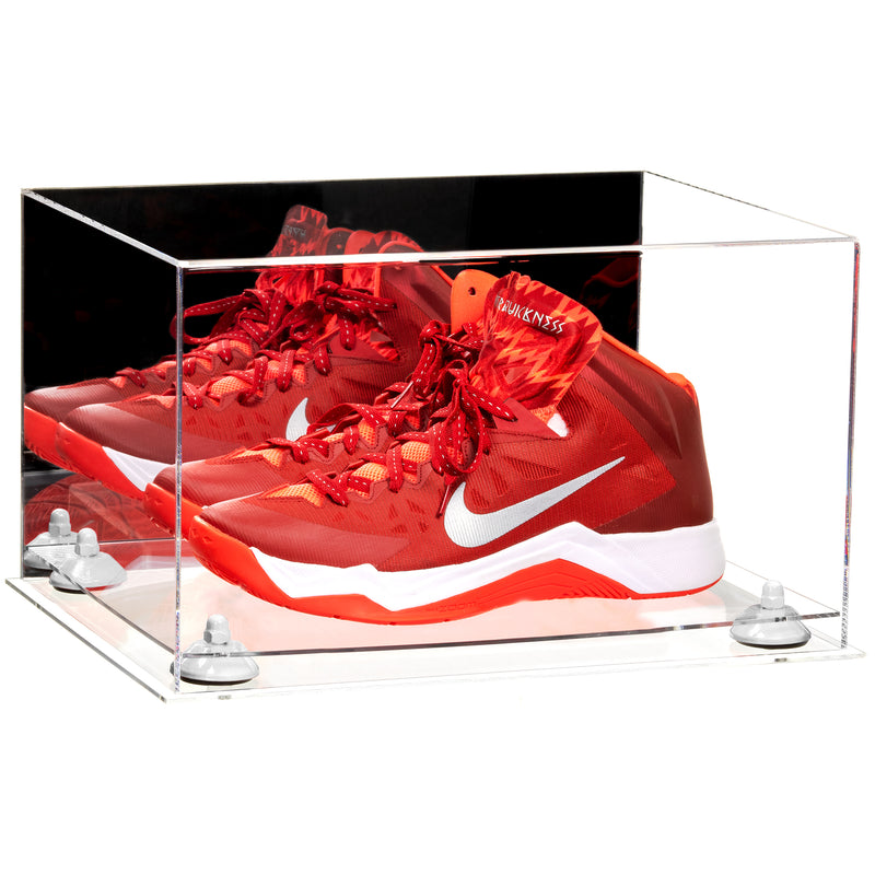 Basketball Shoe Pair Display Case 15.25 X 12 X 9 Mirror (A082/V13)