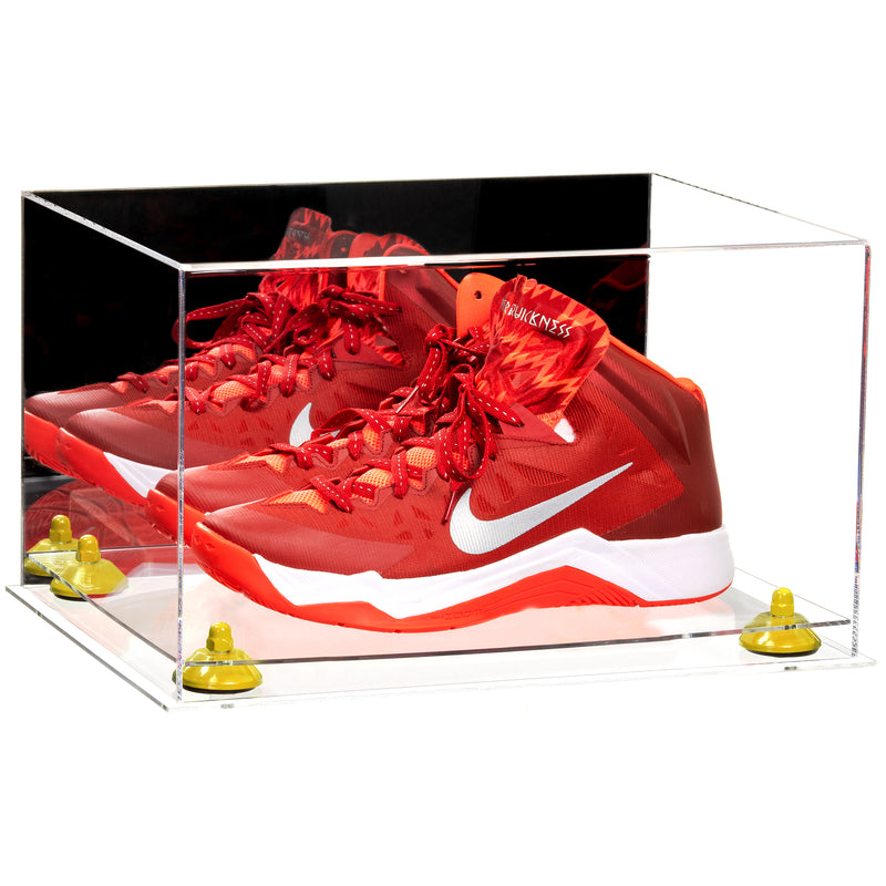 Basketball Shoe Pair Display Case 15.25 X 12 X 9 Mirror (A082/V13)