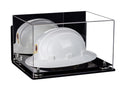 Acrylic Large Helmet - Large Safety Helmet Display Case - Mirror Wall Mounts (A082/V13)