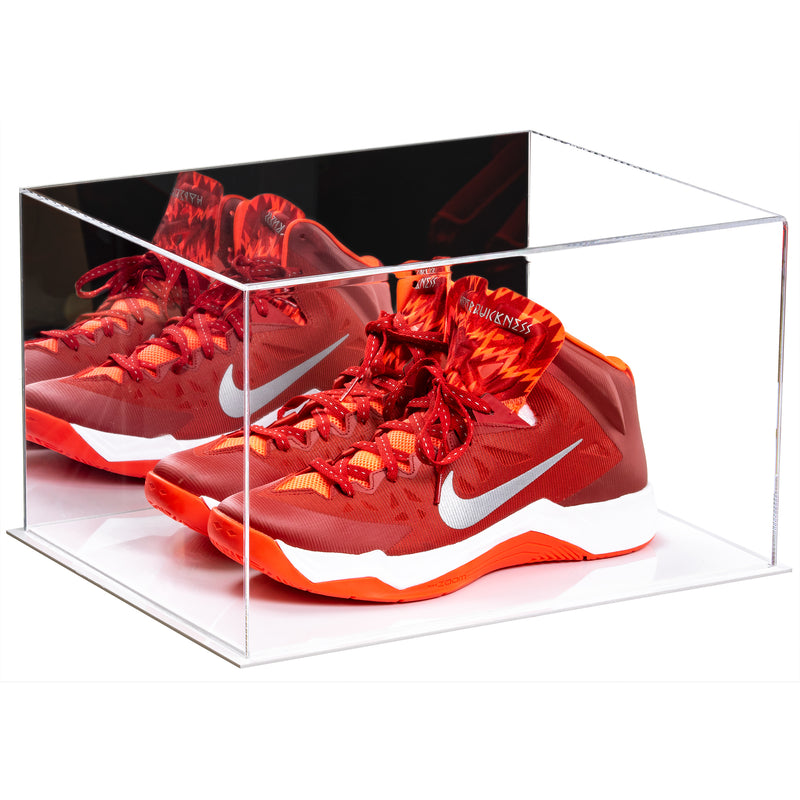 Basketball Shoe Pair Display Case 15.25 X 12 X 9 Mirror (A082/V13)