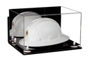 Acrylic Large Helmet - Large Safety Helmet Display Case - Mirror Wall Mounts (A082/V13)