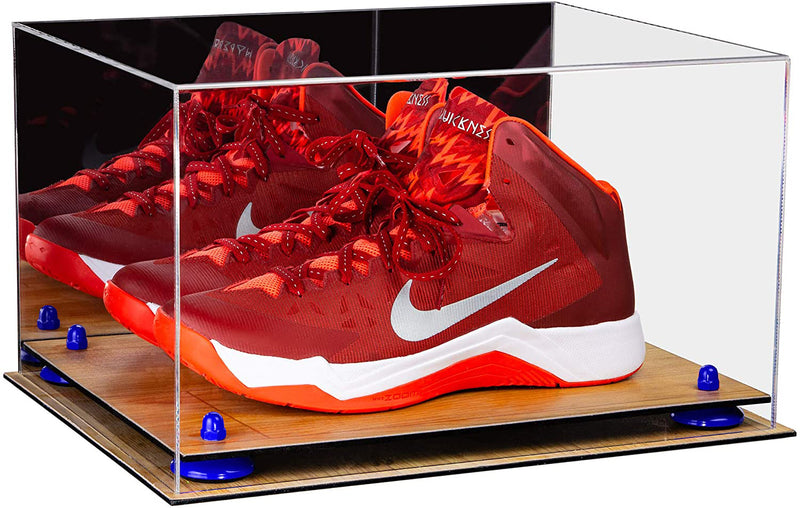 Basketball Shoe Pair Display Case 15.25 X 12 X 9 Mirror (A082/V13)