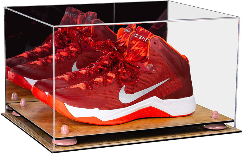 Basketball Shoe Pair Display Case 15.25 X 12 X 9 Mirror (A082/V13)