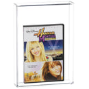 Acrylic collectible display case with sliding removable back panel