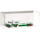 White Horizontal Wall Mount Versatile Toy Truck Display Case