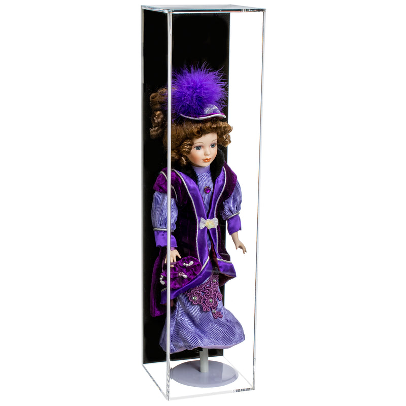 Black Back Doll Display Case