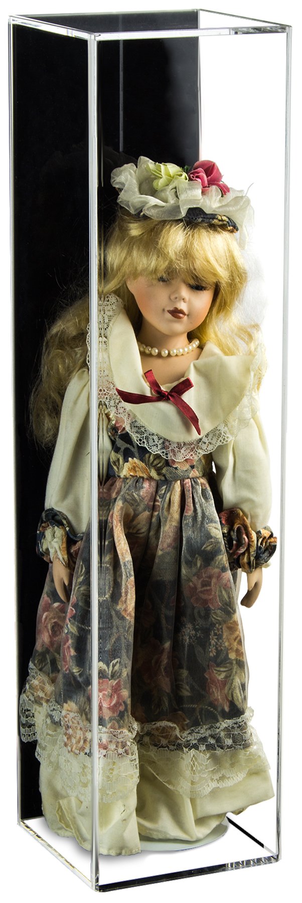 Black Back Doll Display Case
