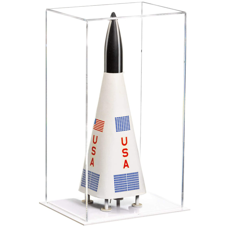 Clear Mini Rocket Display Case