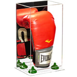 Full Size Boxing Glove Vertical Display Case with Mirror Back