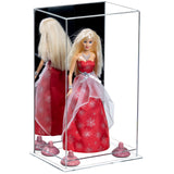  Mirror Clear Base Pink Risers Doll Display Case