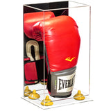 Full Size Boxing Glove Vertical Display Case with Mirror Back