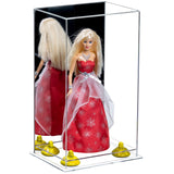  Mirror Clear Base Yellow Risers Doll Display Case