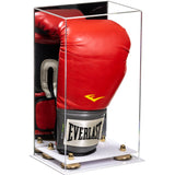 Full Size Boxing Glove Vertical Display Case with Mirror Back