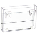 Clear acrylic wall-mounted dry erase marker holder