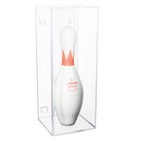 Bowling Pin Display Case with Slide Back with Wall Mount 7" x 7" x 18" (D08/A102)
