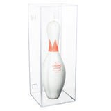 Bowling Pin Display Case with Slide Back (Table Top or Wall Mount) 7" x 7" x 18" (D08/A102)