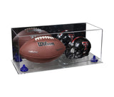 Full-Size Football and Mini Helmet (not Full Size) Display Cases - Mirror No Wall Mounts (A103/B47)