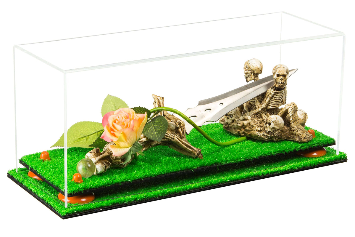 CASSETIFY レース模様クリアケース Versatile Display Case 19.25 x 8.25 x 8 - Clear (V47/A103)