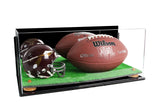 Full-Size Football and Mini Helmet (not Full Size) Display Cases - Mirror Wall Mounts (A103/B47)
