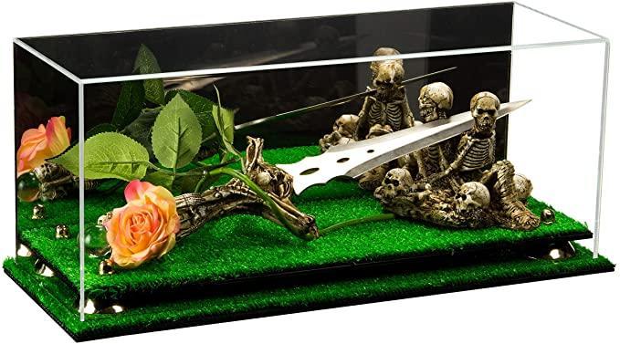 Acrylic Versatile Display Case 19.25 x 8.25 x 8 - Mirror no Wall Mounts (A103/V47)