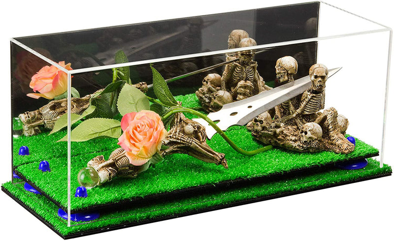 Acrylic Versatile Display Case 19.25 x 8.25 x 8 - Mirror no Wall Mounts (A103/V47)