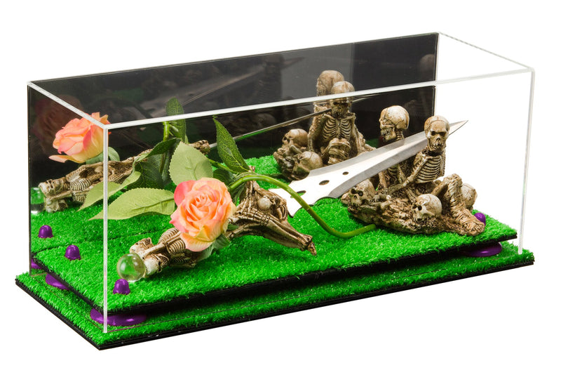 Acrylic Versatile Display Case 19.25 x 8.25 x 8 - Mirror no Wall Mounts (A103/V47)