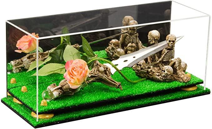 Acrylic Versatile Display Case 19.25 x 8.25 x 8 - Mirror no Wall Mounts (A103/V47)