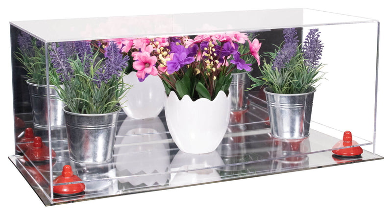 Acrylic Versatile Display Case 19.25 x 8.25 x 8 - Mirror no Wall Mounts (A103/V47)