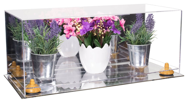 Acrylic Versatile Display Case 19.25 x 8.25 x 8 - Mirror no Wall Mounts (A103/V47)