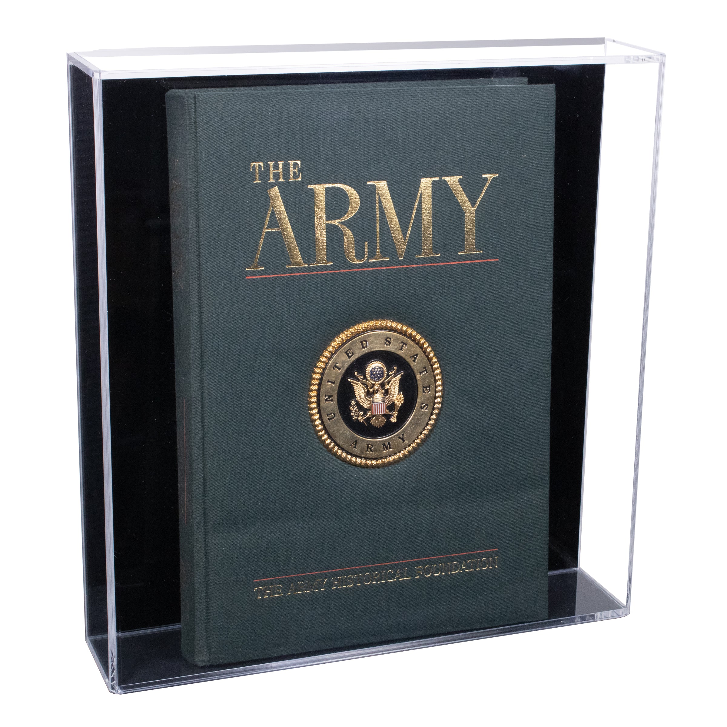 Large Book Display Case with Wall Mounts 15.25 x 12.25 X 3 (SP33/A105