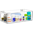 Clear Acrylic Wall-Mounted Storage Drawer with Removable Drawer