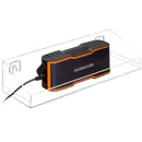 Clear acrylic floating shelf wall mount charging station