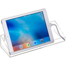 Wall-mounted acrylic shelf for phones tablets and smart devices